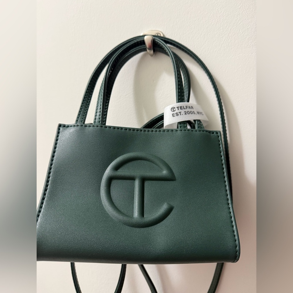 Beautiful Telfar Dark Green Mini Bag